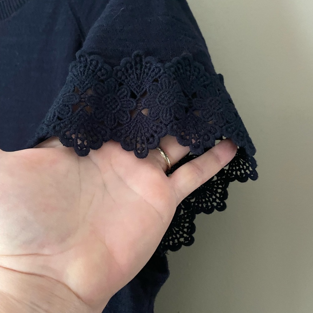 Dark navy Loft sweater top
